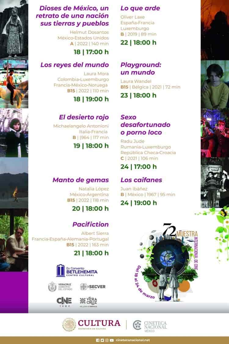 Exconvento Betlehemita proyectará la 72 Muestra Internacional de Cine del 18 al 24 de marzo