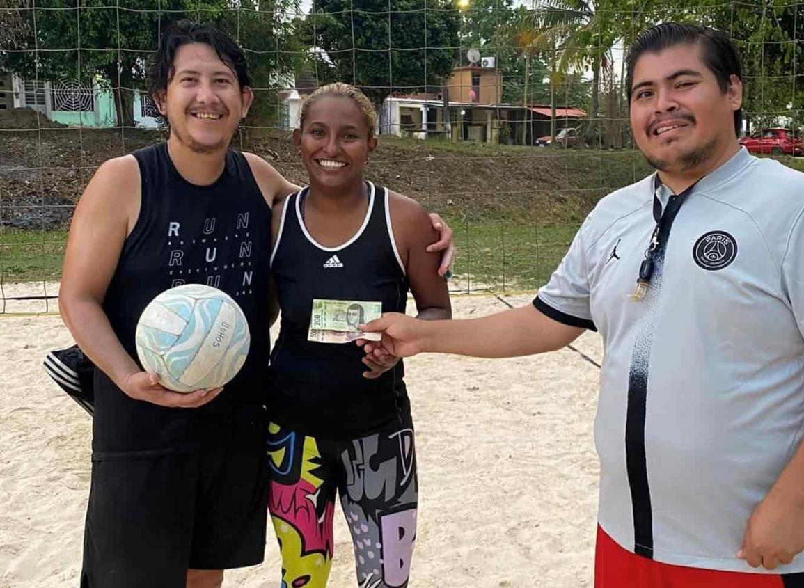 Salieron los campeones de torneo de voleibol playero