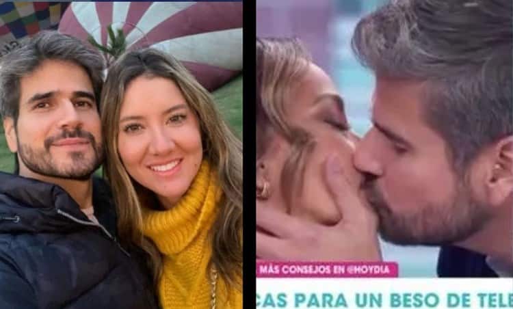 Lyn May se le insinúa a Daniel Arenas en pleno show