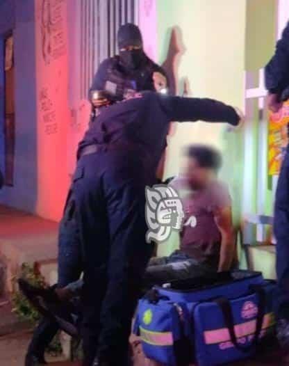 Lo hieren de un balazo en el rostro en colonia de Xalapa