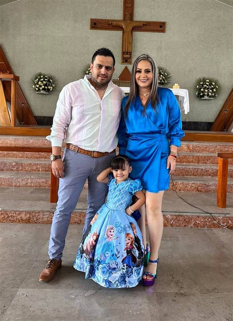 Amanda Sagaón Parizot fue festejada por sus 3 años de vida