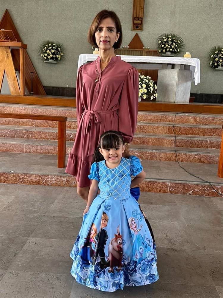 Amanda Sagaón Parizot fue festejada por sus 3 años de vida