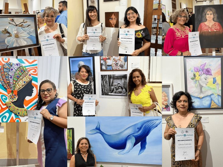 Damas artistas exponen ‘La mano de la mujer en el arte’