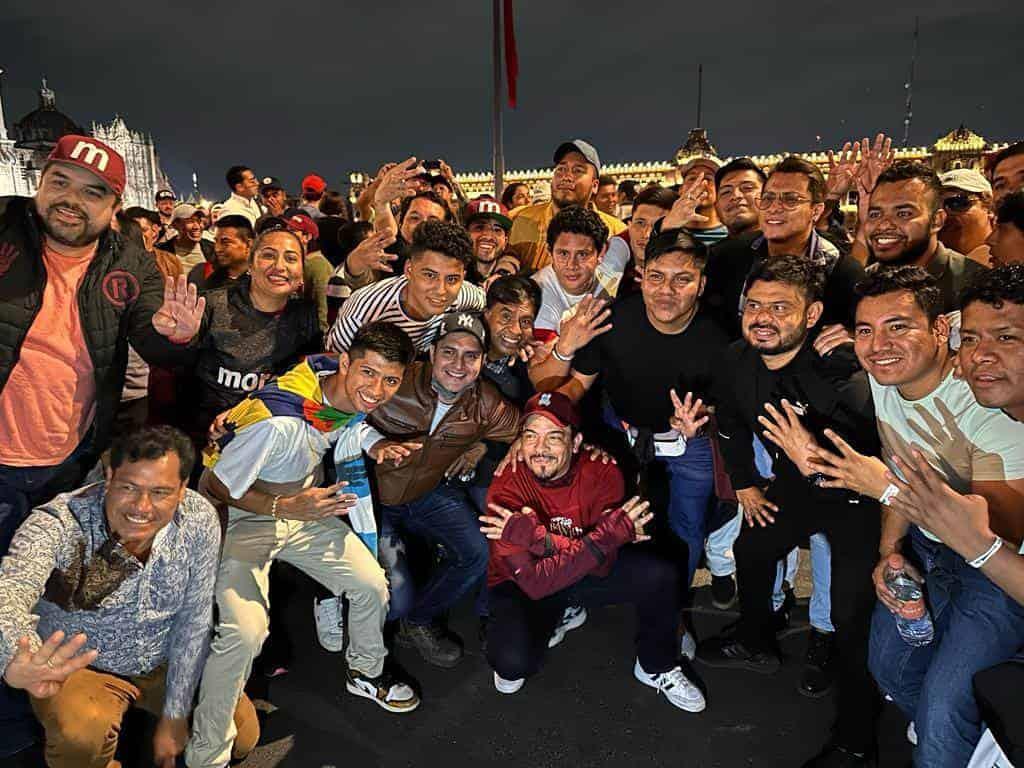 ‘Marcha por la Justicia’, de Cazarín, primera en llegar al Zócalo de la CDMX