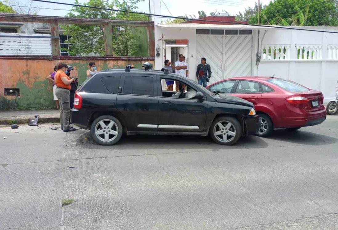 Se registra choque en la colonia Benito Juárez Sur; hay 4 detenidos