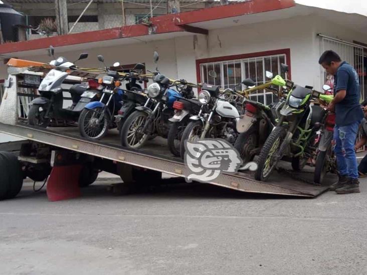 Tránsito pone mano dura a motociclistas en Misantla