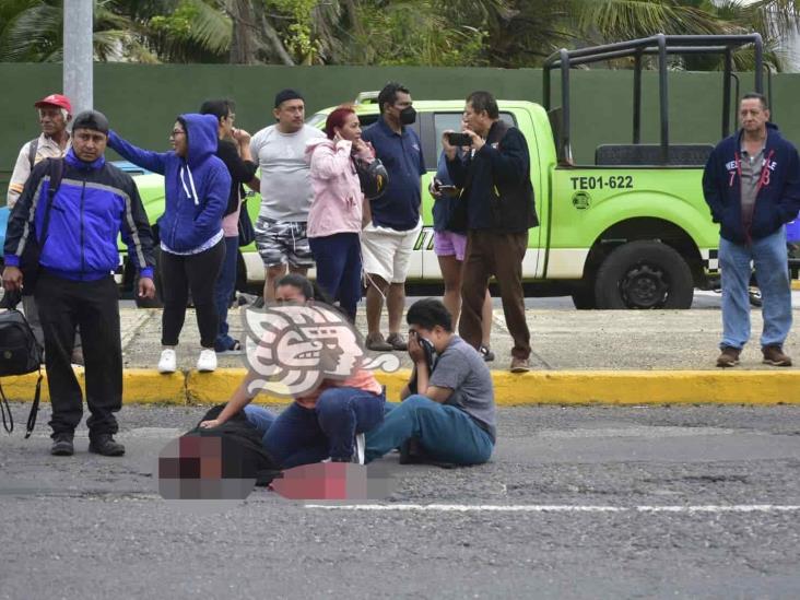 ¡Desgarrador! mujer pierde la vida en trágico accidente en Coatzacoalcos (+Video)