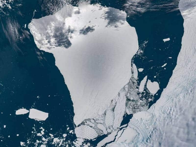 ¡Increíble! Iceberg del tamaño de Londres se desprende de la Antártida