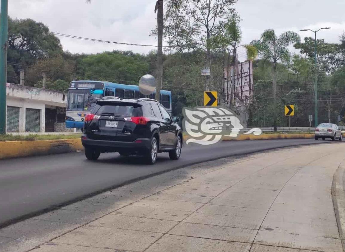 Garantiza SIOP reparación de reencarpetado en la Xalapa-Coatepec; obra no tiene fallas