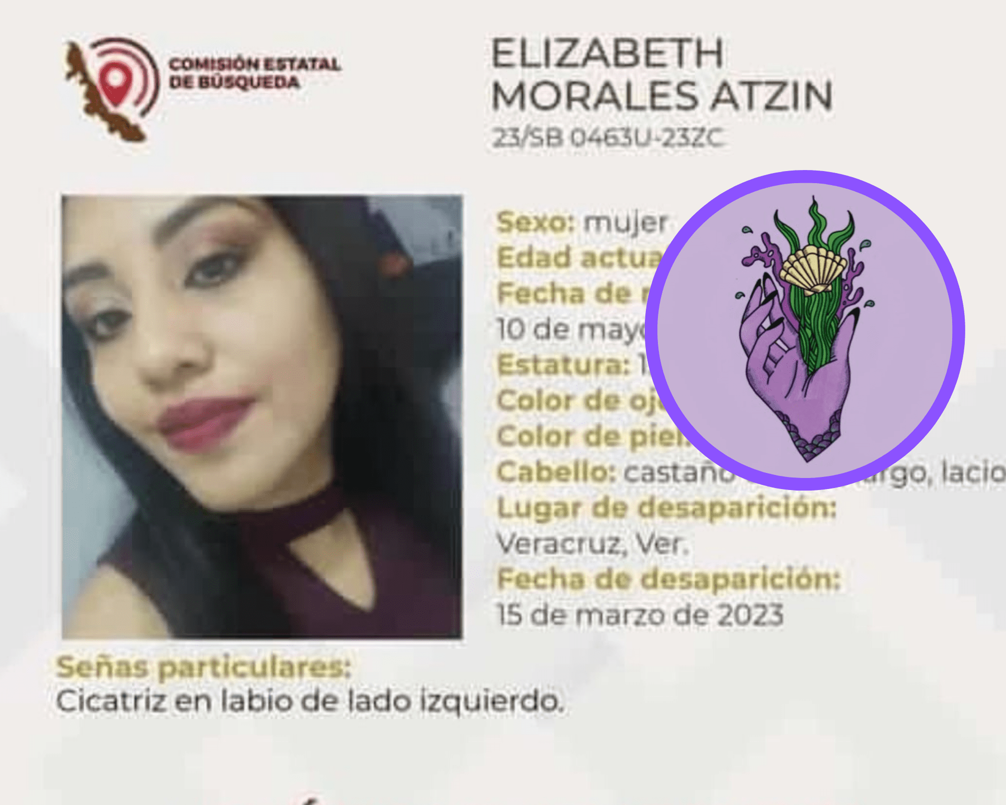 Familiares y amigos buscarán a Elizabeth en Veracruz