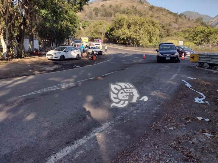 Accidentes en la Puebla-Orizaba causa cierre parcial de circulación vehicular