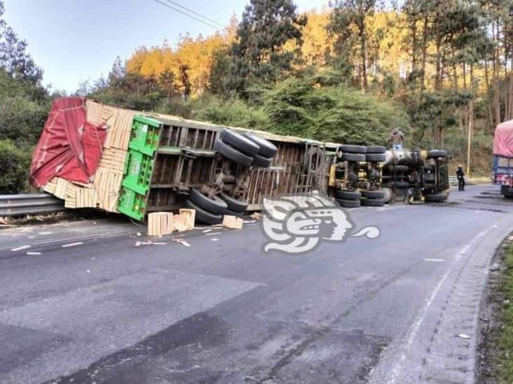 Accidentes en la Puebla-Orizaba causa cierre parcial de circulación vehicular