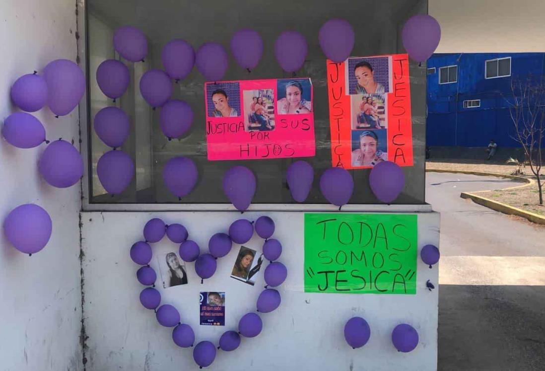 Justicia por Jessica y sus hijos, exigen en audiencia de presunto feminicida (+video)