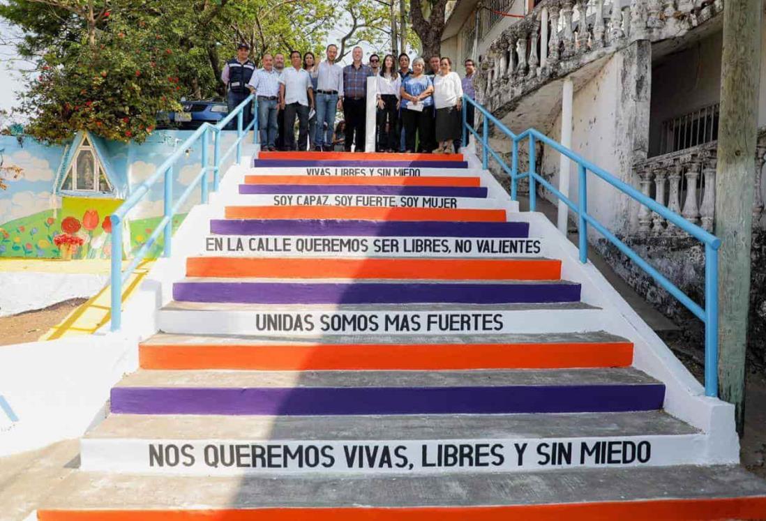 Ponen en marcha “Sendero Seguro” en colonia Remes, en Boca del Río