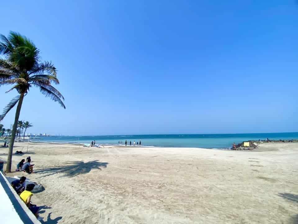 ¡Que belleza! una vez más el mar de Veracruz se pinta de turquesa