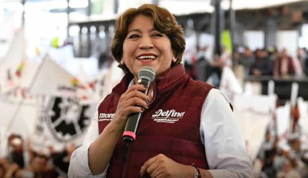 Delfina Gómez se registra como candidata de Morena, PVEM y PT a gubernatura del Edomex