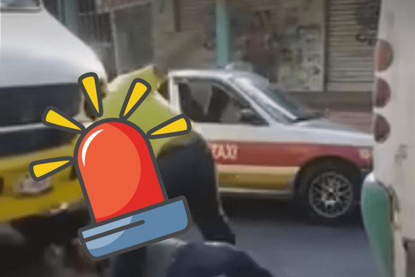 ¡Con la silla! Choferes de lían a golpes en Veracruz