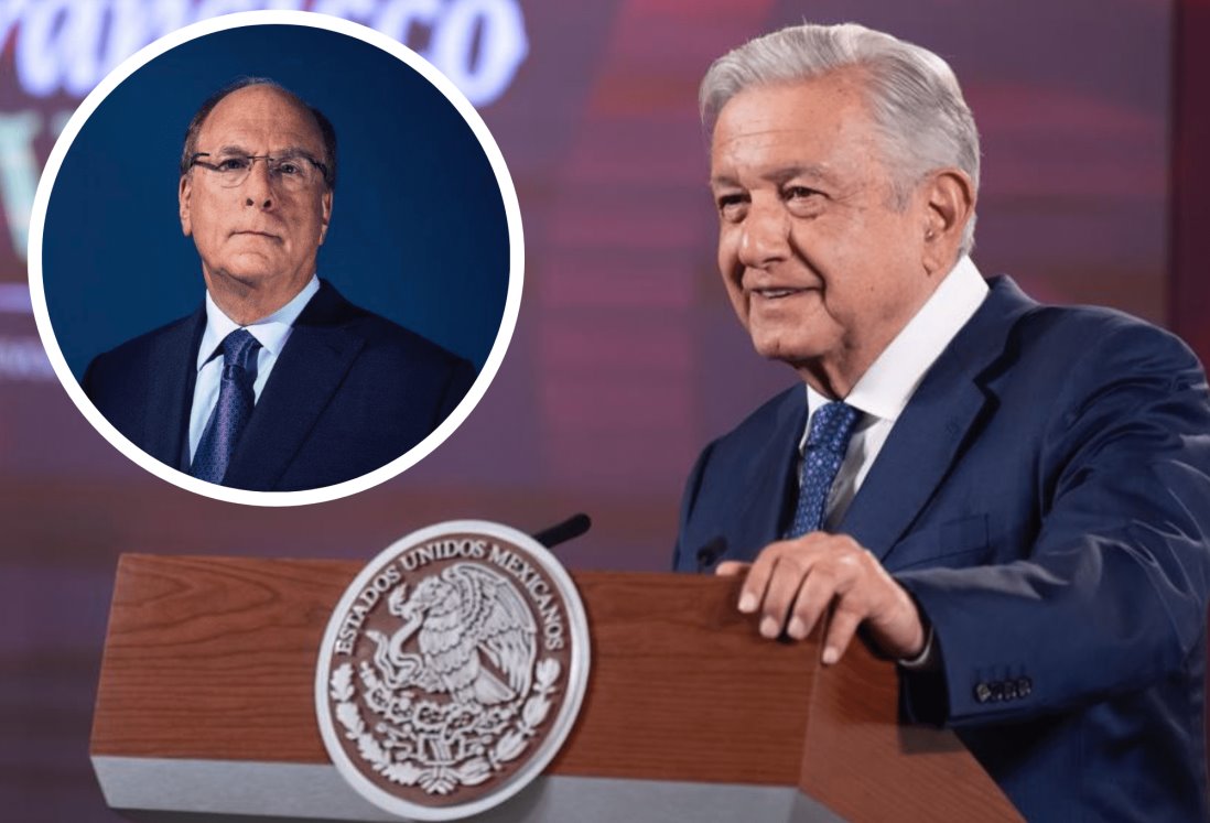 AMLO invita a Larry Fink de BlackRock a gira por el sureste del país