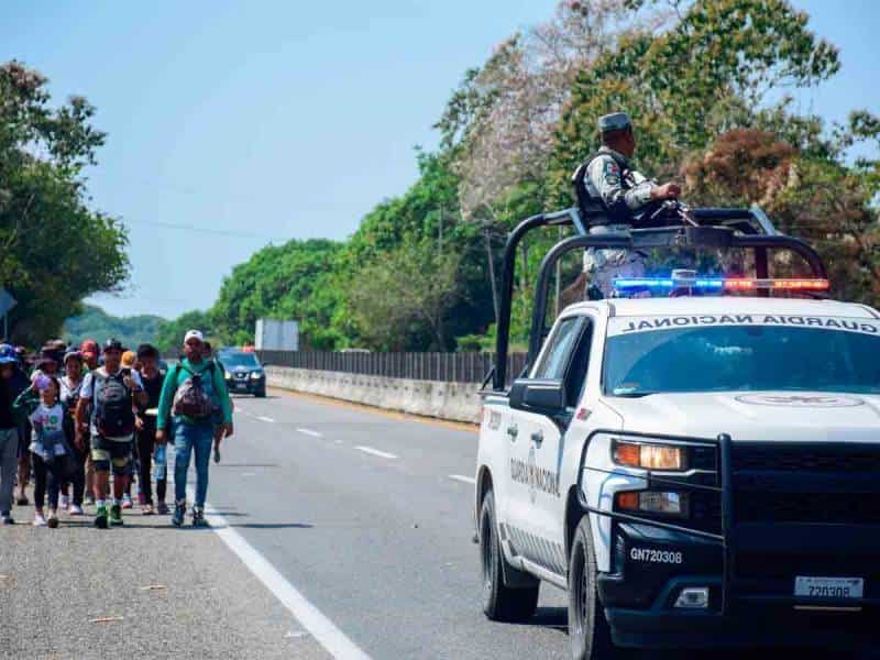 Detienen a elementos de la Guardia Nacional por traficar migrantes en Oaxaca