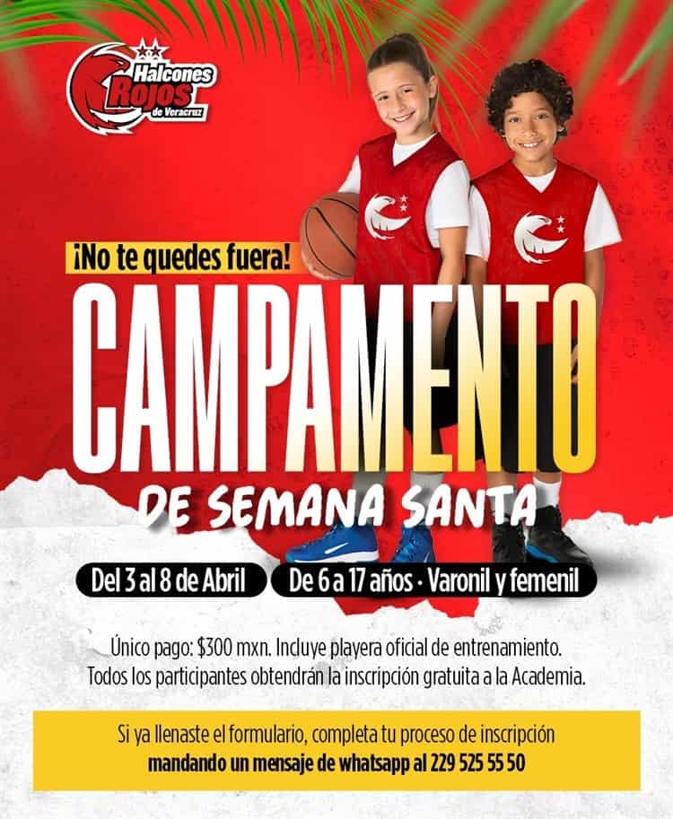 Lanzan Halcones rojos Campamento de Semana Santa