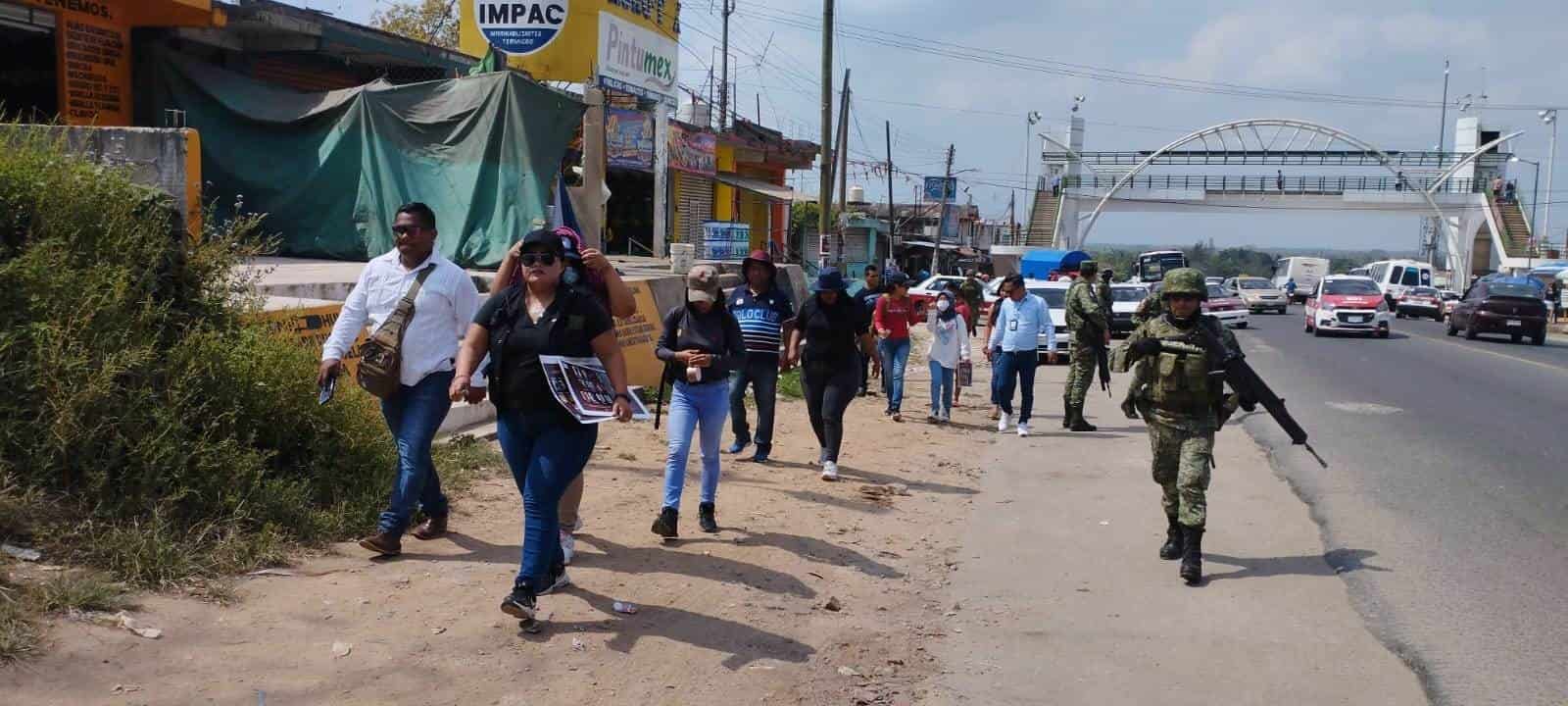 Colectivos continúa la búsqueda de sus seres queridos en municipios del sur de Veracruz