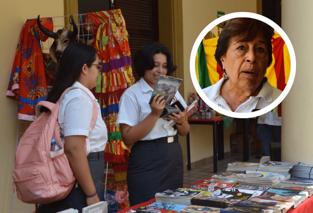 Madre del gobernador promueve la lectura a los jóvenes del puerto de Veracruz