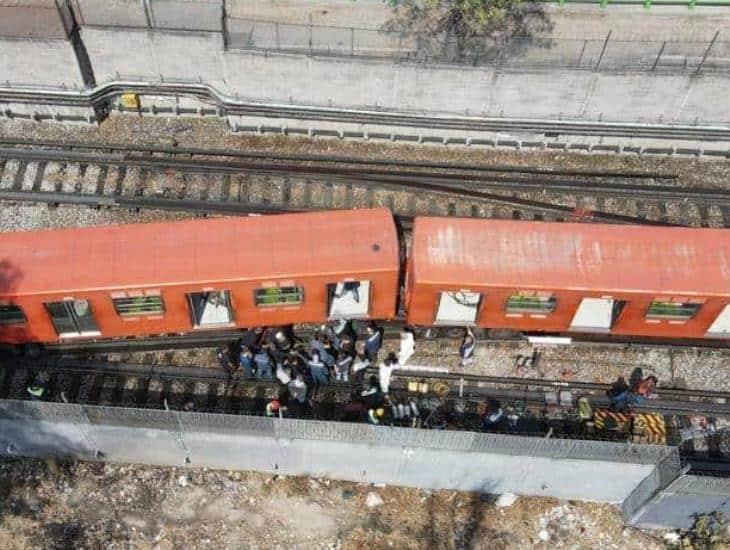 ¡Uno más! Se descarrila otro vagón del Metro de la CDMX en Línea 3