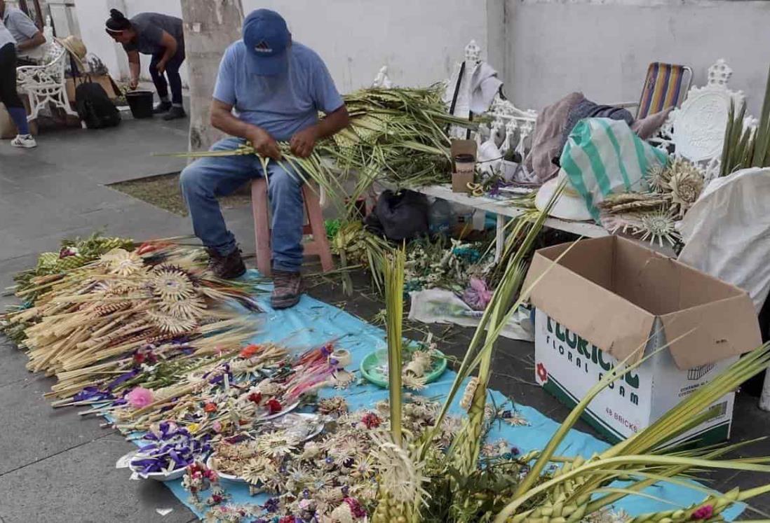 Sin ganancias vendedores de palmitas por cobros excesivos del Ayuntamiento de Veracruz