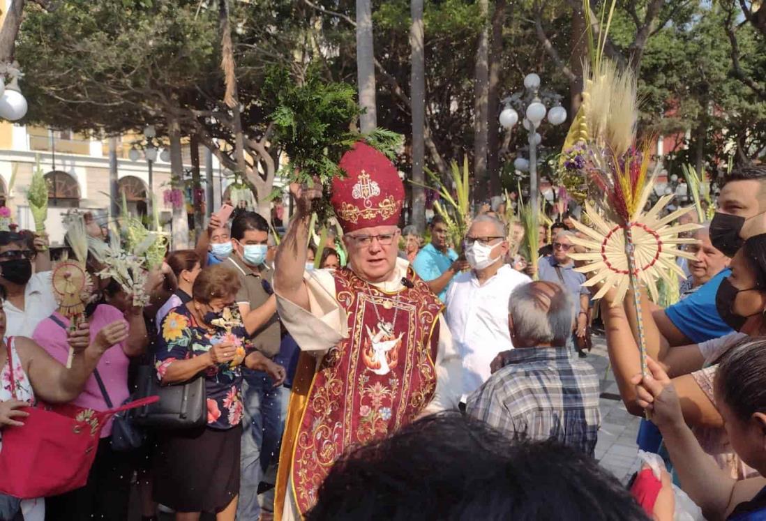 Diócesis llama a la reflexión en Domingo de Ramos en Veracruz