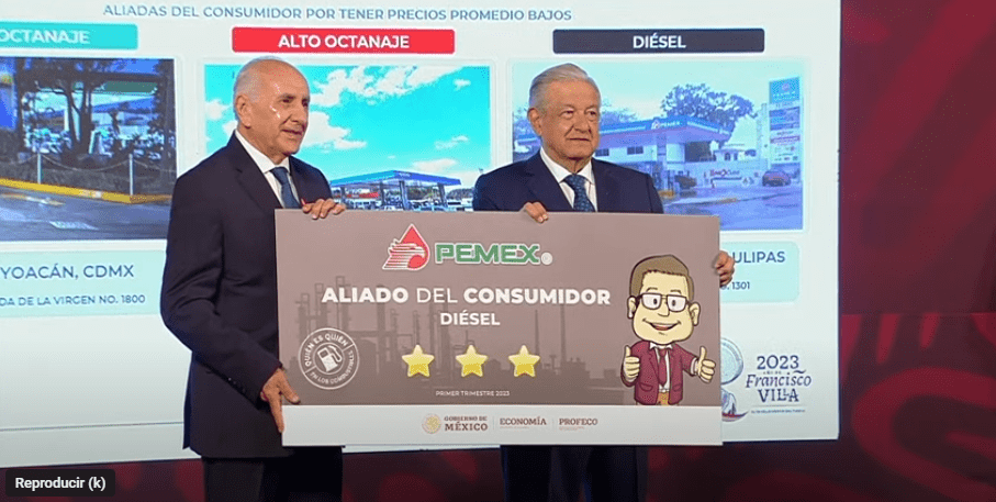 AMLO reconoce a concesionarios de gasolineras y supermercados