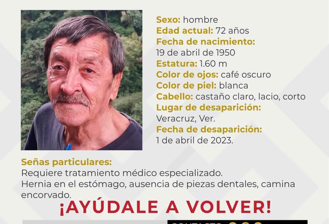 Desaparece persona de la tercera edad en el puerto de Veracruz