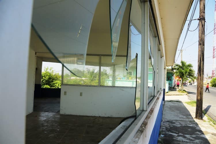 Vandalizan caseta de policía