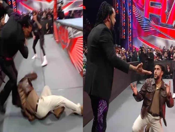 ¡Recibió una paliza!: estrellan a Bad Bunny contra la mesa en WWE  (+Video)