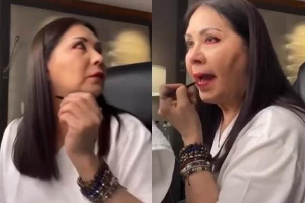 La cantante Ana Gabriel regañó a su asistente durante un en vivo en Instagram