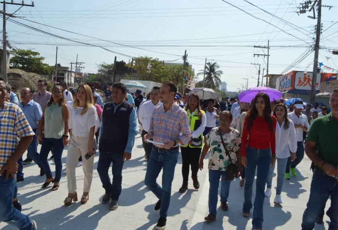 Inaugura alcalde de Boca del Río red de agua y saneamiento en la Carranza y Miguel Alemán