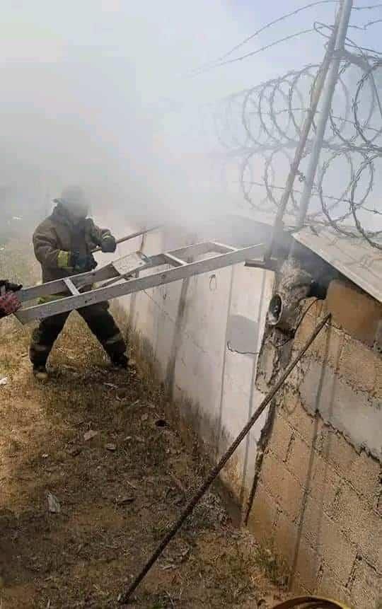 Incendio en casa habitación en Minatitlán