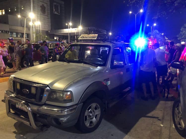 Atropellan a indigente ebrio frente al Hospital Regional de Veracruz