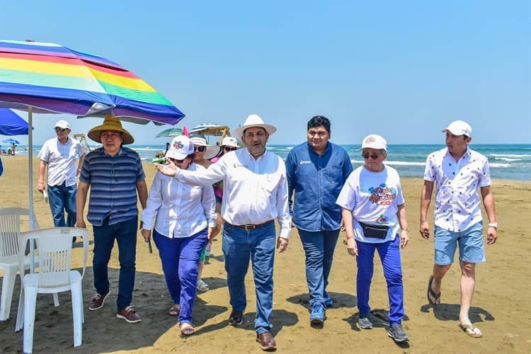 Arrancan actividades de Semana Santa en La Gran Playa Coatza 2023