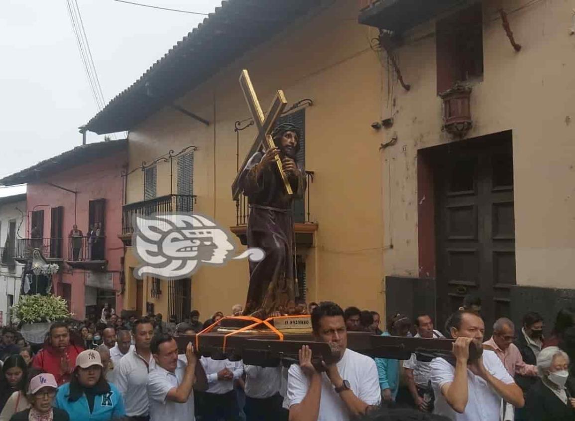 Viacrucis en Xalapa: pasión de Cristo, familia, amor al prójimo y humildad (+Video)