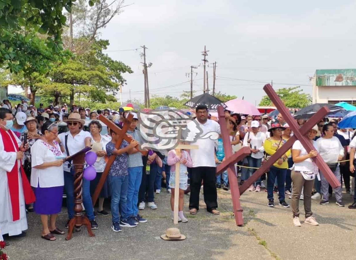 Continúan ensayos para viacrucis viviente en Nanchital