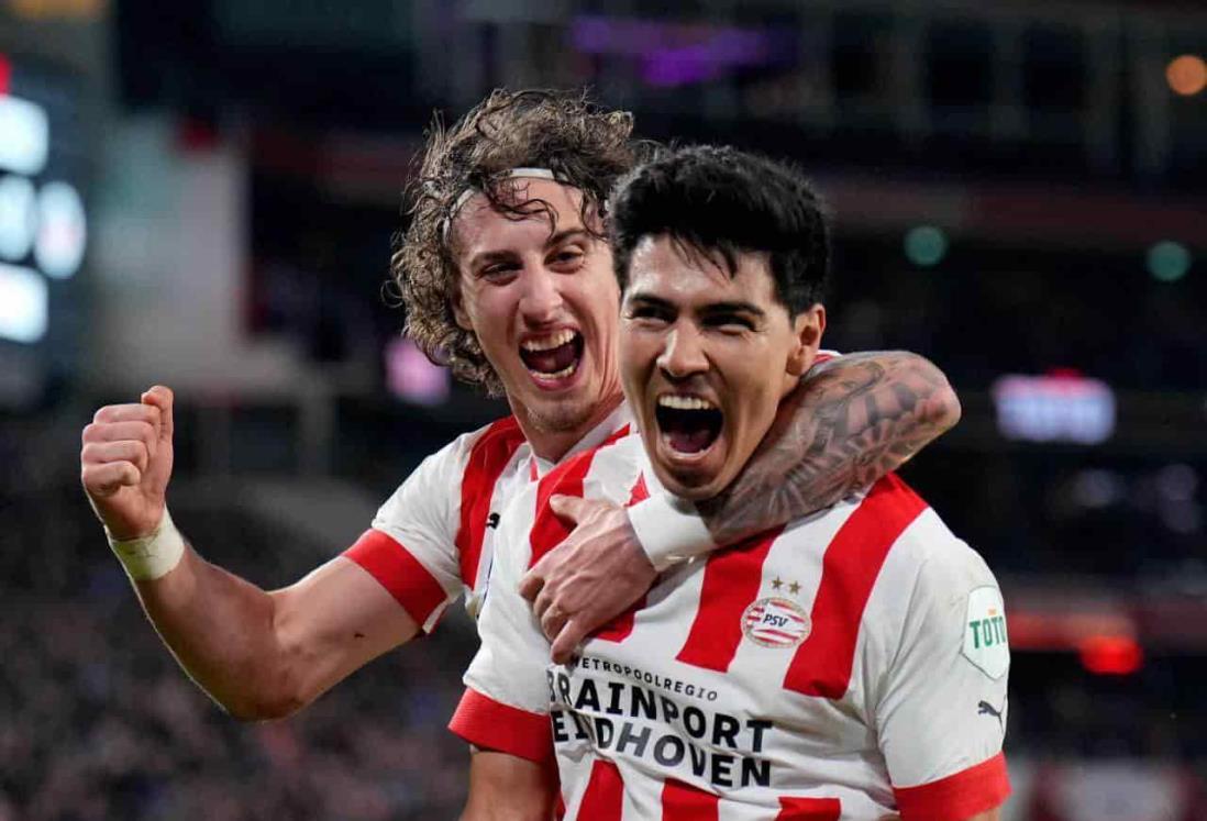 Anota Erick Gutiérrez en goleada del PSV Eindhoven