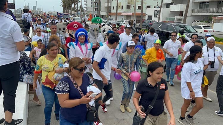 Realizan rumbata de Semana Santa del Carnaval de Veracruz 2023 (+Video)