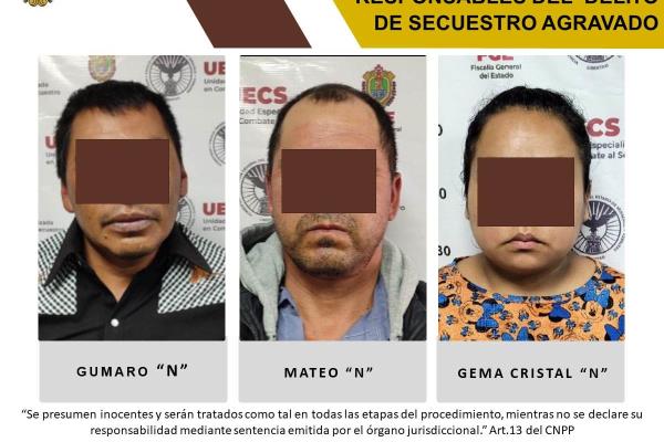 Vinculan a proceso a presuntos secuestradores en Misantla