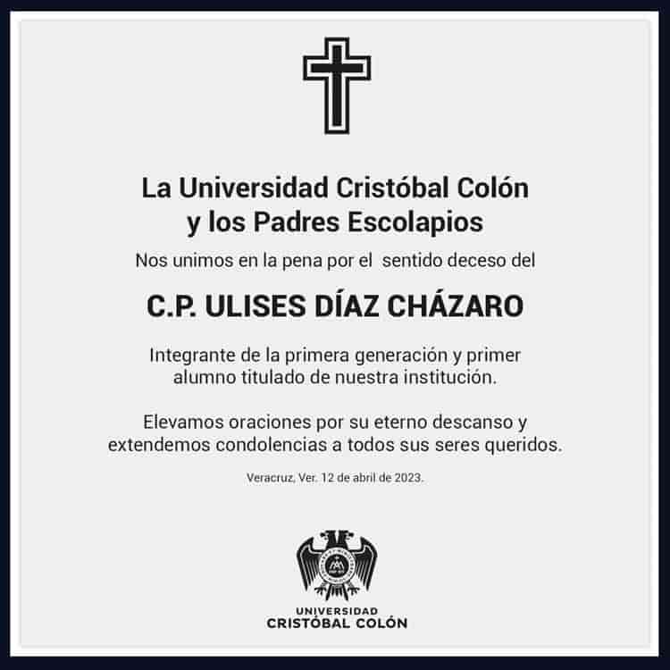 Fallece Ulises Díaz, primer titulado de la Universidad Cristóbal Colón