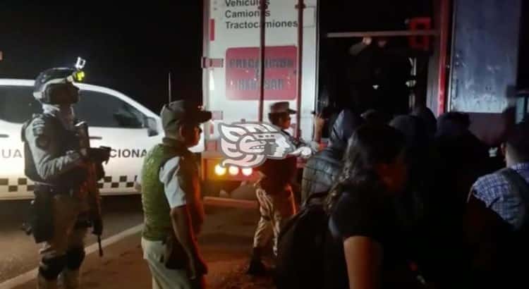 ¡Gritaban auxilio! abandonan más de 200 migrantes en el sur de Veracruz