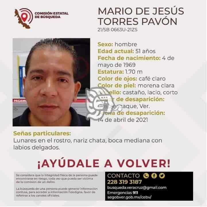 ¡Siguen buscando a Mario! Se cumplen dos años de la desaparición de vecino de Cosoleacaque