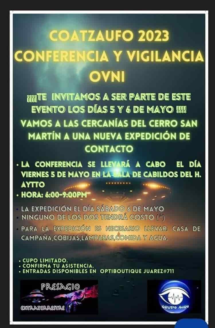 ¿Fan de lo extranormal? preparan conferencia sobre avistamiento ovni en Coatza