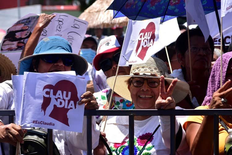 ¡Se congregan miles de asistentes!, llenan de elogios a Sheinbaum y Rocío rumbo al 2024