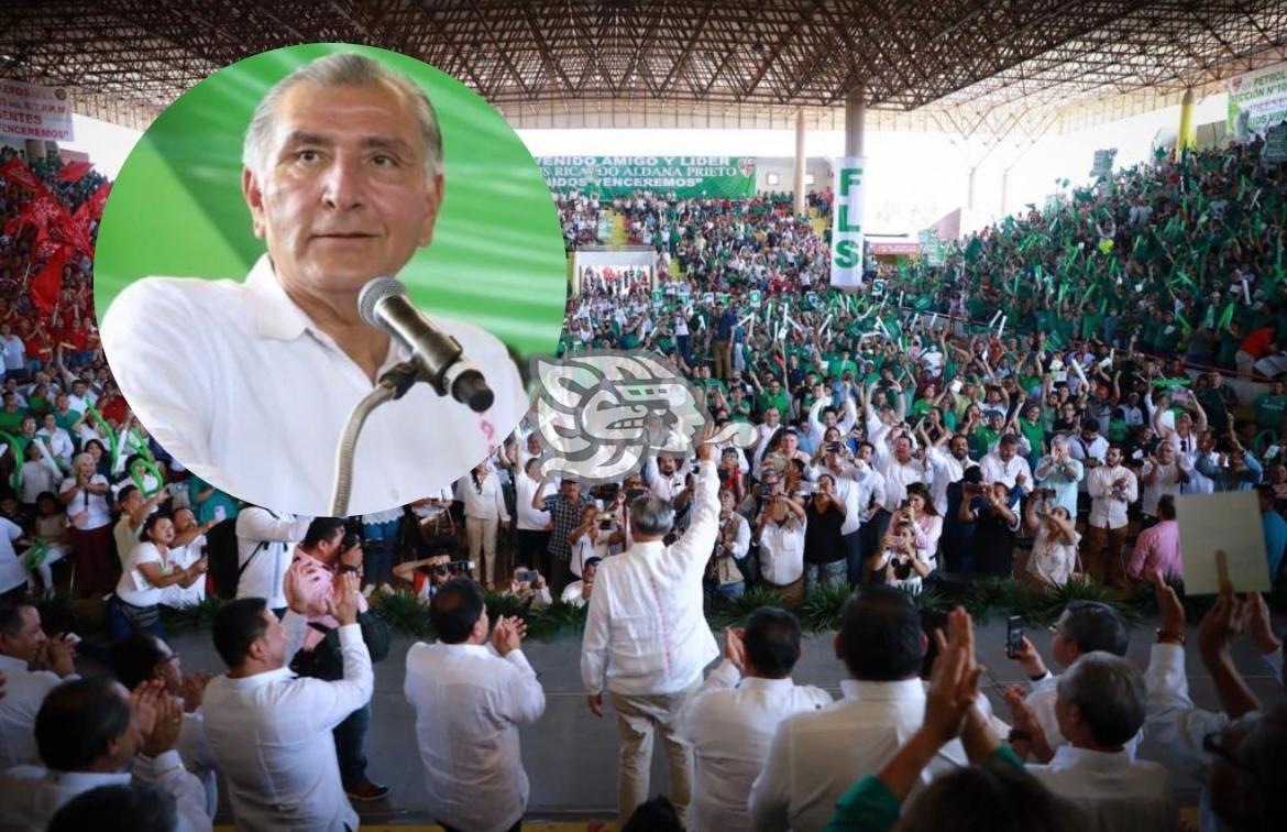 “Los tabasqueños nos sentimos hermanos de los veracruzanos”, les dice Adán a petroleros del Sur