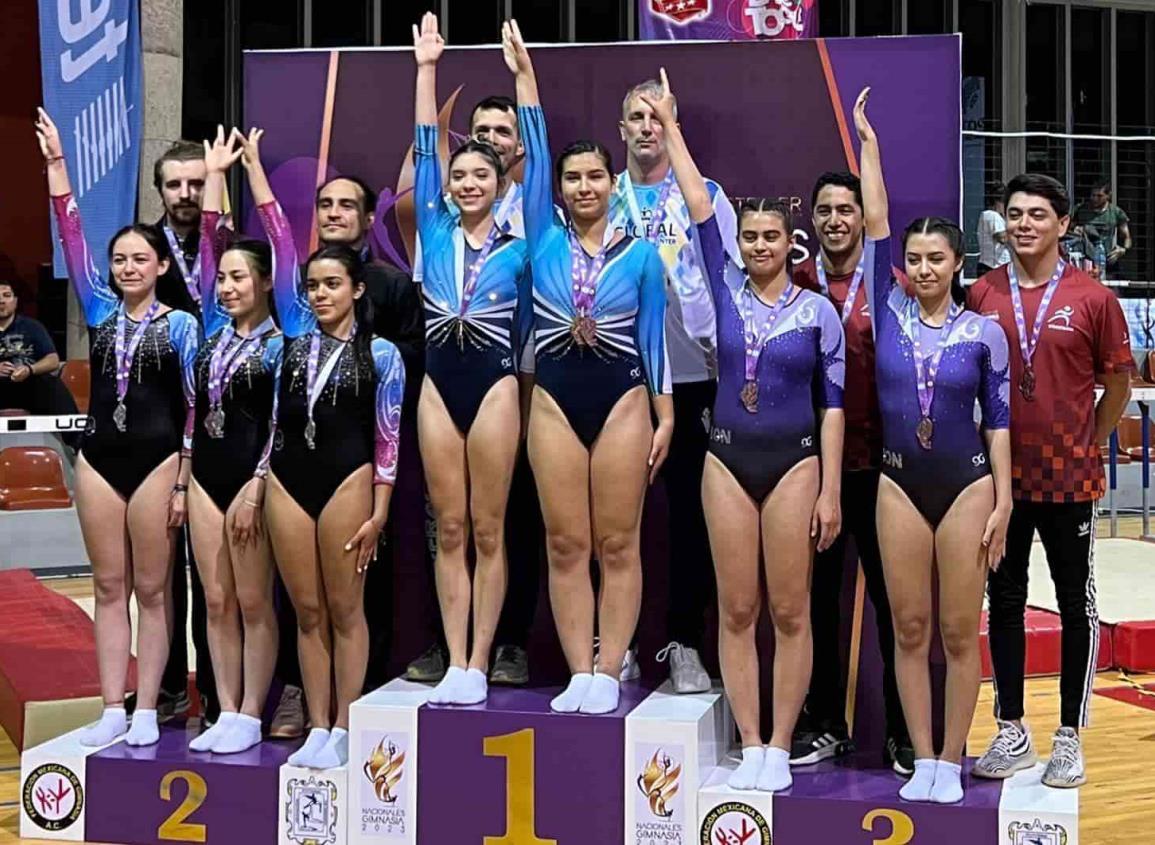 Gimnasta porteña se colgó  la de oro